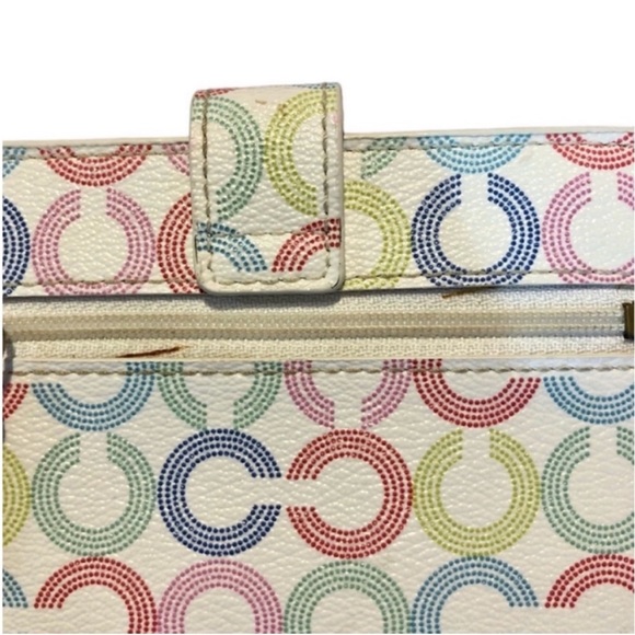 Coach Colorful Pastel Leather Wallet - Picture 5 of 7